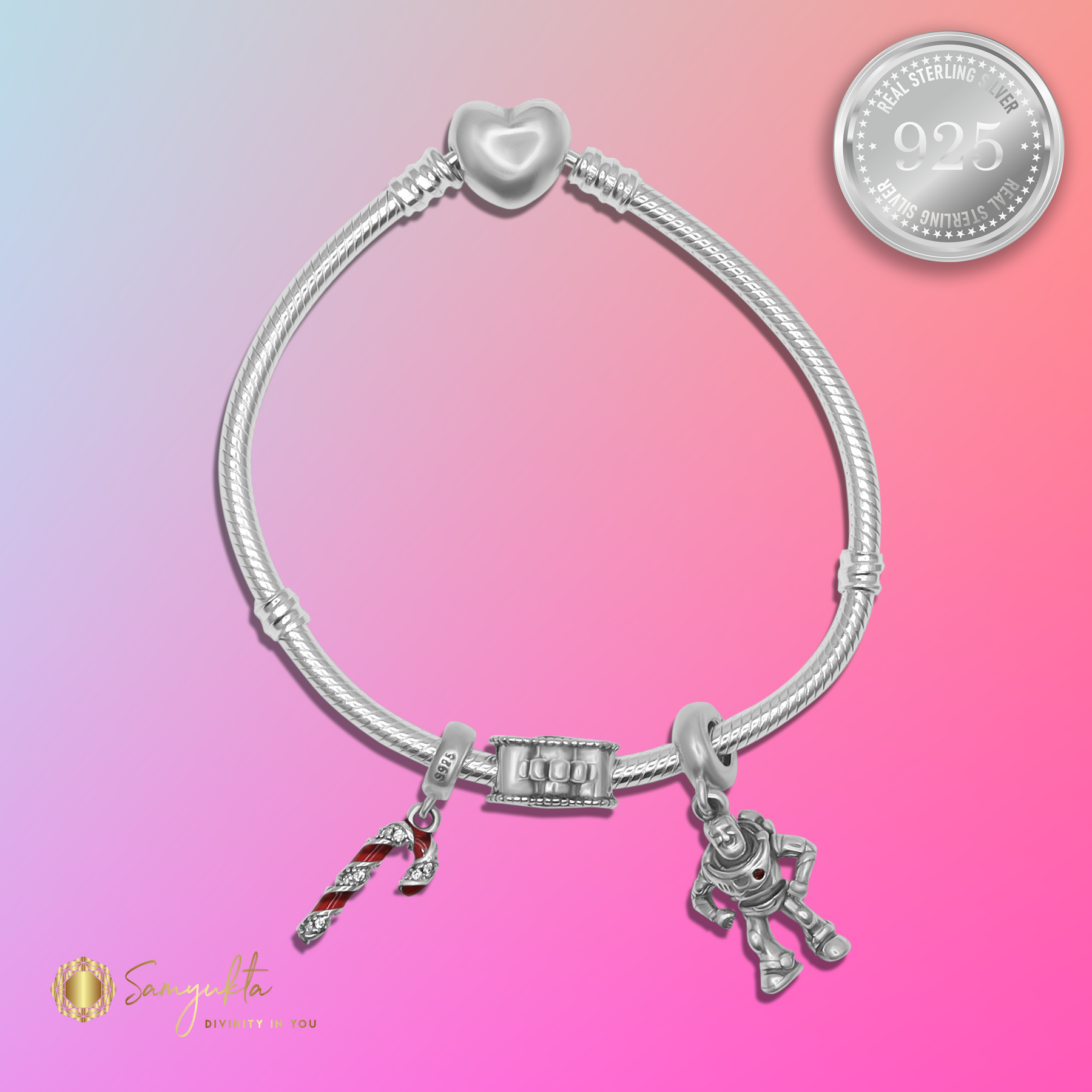 Pandora Sparkling Moon Clasp Bracelet :: Pandora Bracelets 592819C01 ::  Authorized Online Retailer