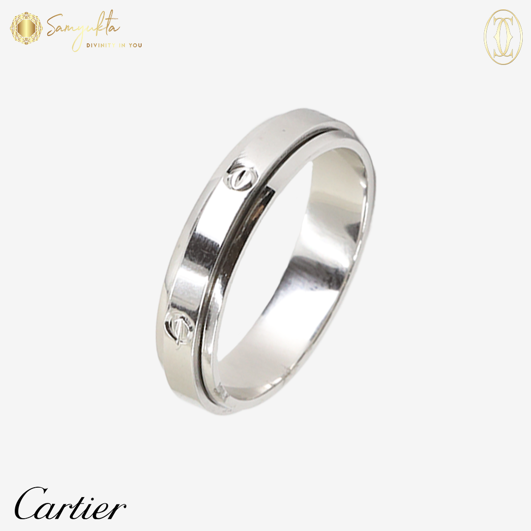 CARTIER White gold and Diamond Love Ring | Mens rings wedding diamond, Mens  band rings, Cartier mens wedding band